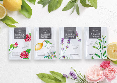【4種セット】ボタニカルガーデン / 日本製（クラシックローズ/ピュアレモン/ラベンダー/フレッシュセージ）