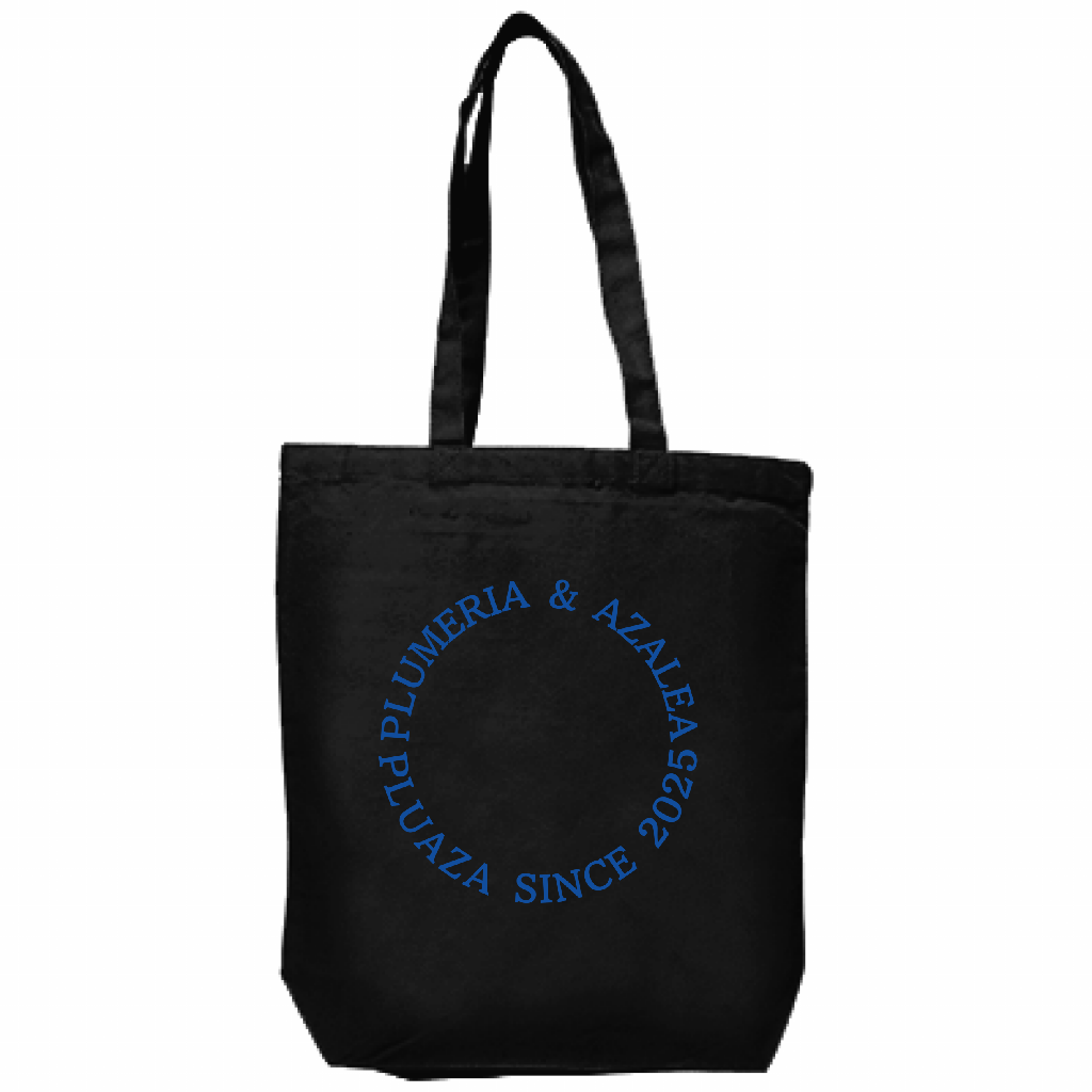 【受注生産】キャンバス厚手トート(M) 黒生地 / 文字カラー１２種類！