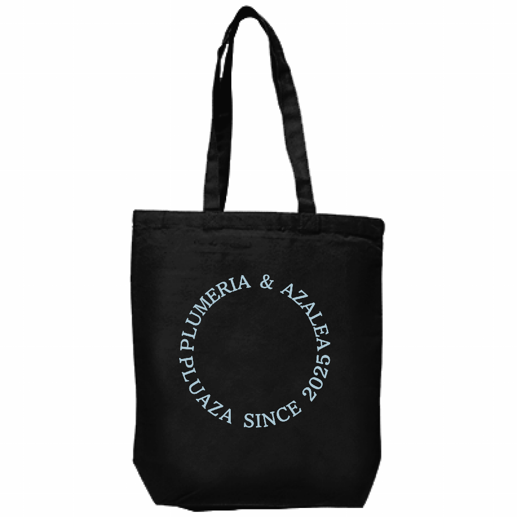 【受注生産】キャンバス厚手トート(M) 黒生地 / 文字カラー１２種類！