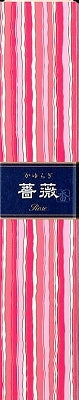 【単品】日本香堂・かゆらぎ・スティック・40本（白檀・沈香・藤・金木犀・茉莉花・薔薇・檜）（香立付）