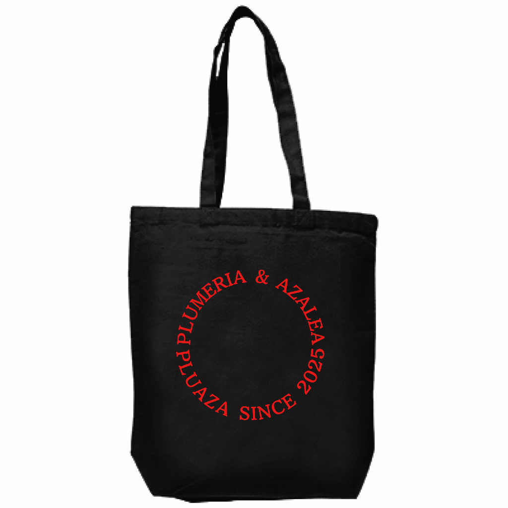 【受注生産】キャンバス厚手トート(M) 黒生地 / 文字カラー１２種類！