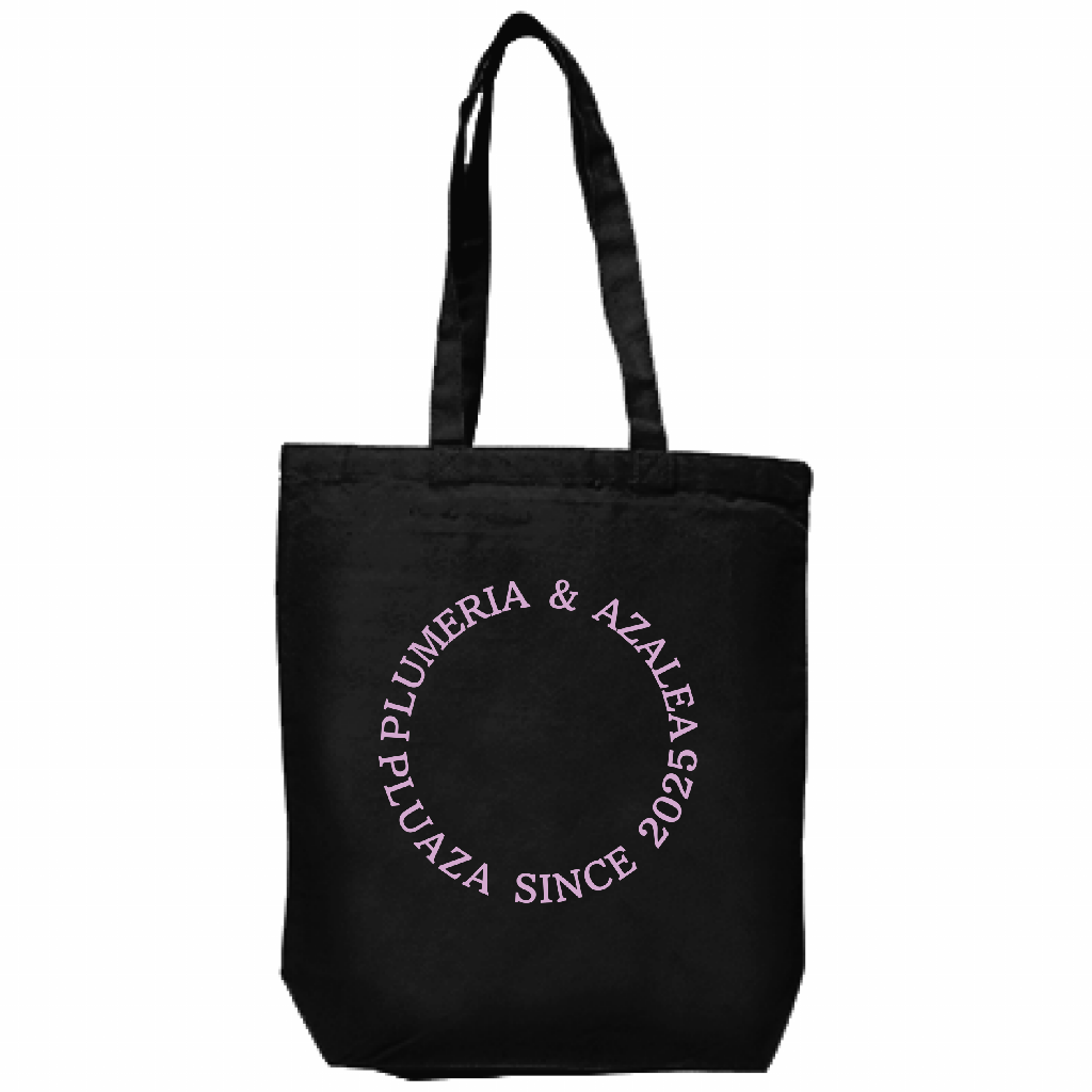 【受注生産】キャンバス厚手トート(M) 黒生地 / 文字カラー１２種類！