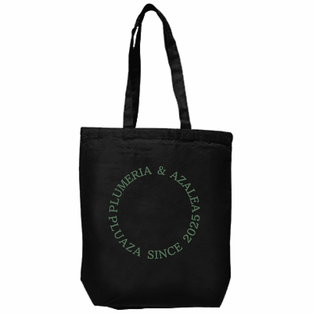 【受注生産】キャンバス厚手トート(M) 黒生地 / 文字カラー１２種類！