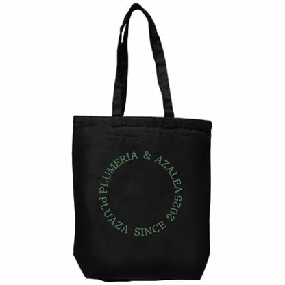 【受注生産】キャンバス厚手トート(M) 黒生地 / 文字カラー１２種類！