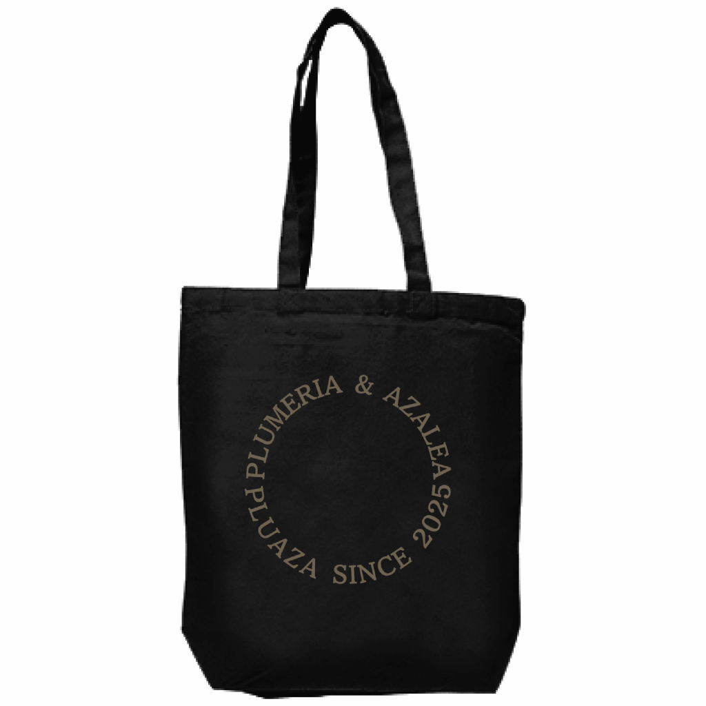 【受注生産】キャンバス厚手トート(M) 黒生地 / 文字カラー１２種類！