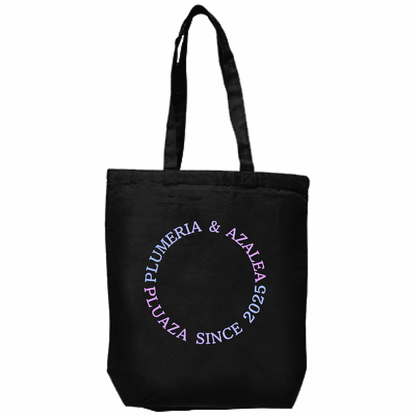 【受注生産】キャンバス厚手トート(M) 黒生地 / 文字カラー１２種類！