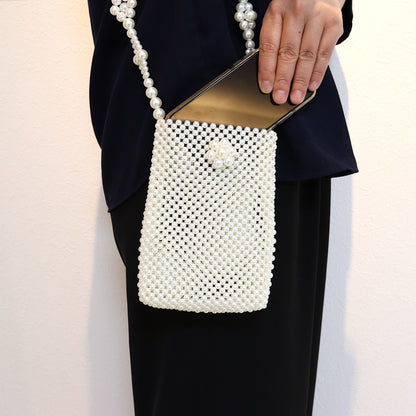 【アクリルパール】スマホショルダーバッグ（箱付き）