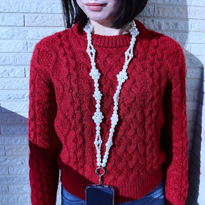 【アクリルパール】スマホショルダー（ストラップ）