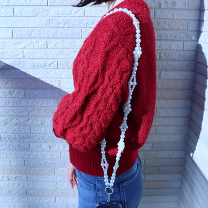 【アクリルパール】スマホショルダー（ストラップ）