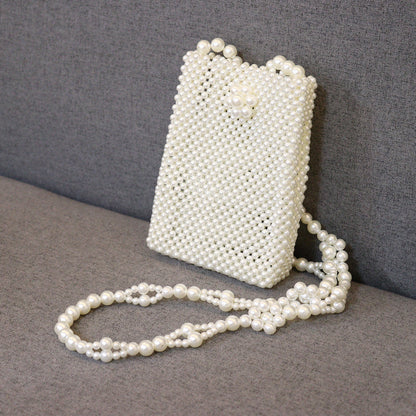 【アクリルパール】スマホショルダーバッグ（箱付き）