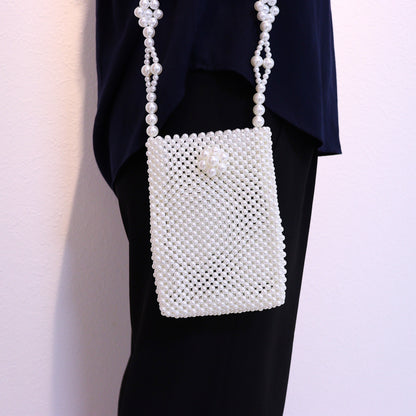 【アクリルパール】スマホショルダーバッグ（箱付き）