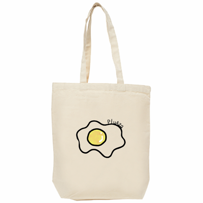 【受注生産】キャンバス厚手トート (M) / 目玉焼き