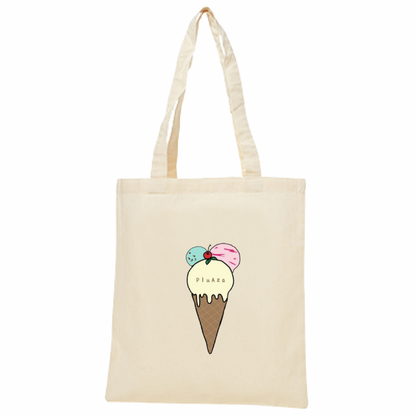 【受注生産】コットン薄手トート/ アイスクリーム